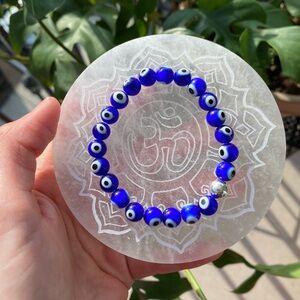 Dark Blue Evil Eye Bracelet